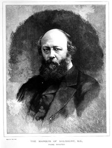 Portrait de Robert Arthur Talbot Gascoyne Cecil (1830-1903) marquis de Salisbury et Premier ministre, d