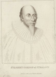Portrait de Robert Gordon de Straloch - English School