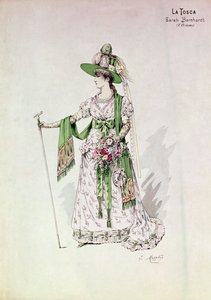 Portrait de Sarah Bernhardt dans une production de 