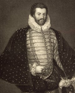 Portrait de Sir Christopher Hatton (1540-91) de 