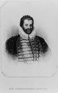Portrait de Sir Christopher Hatton (1540-91) de 