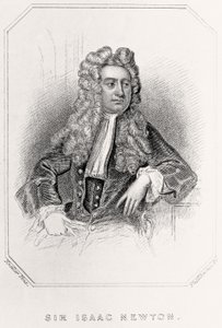 Portrait de Sir Isaac Newton - English School