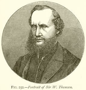 Portrait de Sir W. Thomson - English School