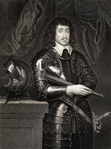 Portrait de Spencer Compton (1601-43) 2e Comte de Northampton, des Portraits britanniques de Lodge, 1823 - English School