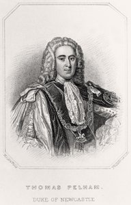 Portrait de Thomas Pelham, Duc de Newcastle, 1835 - English School