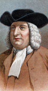 Portrait de William Penn (1644-1718) - De la série « Leaders of Men » - Chromolithographie - École anglaise, 20e siècle - English School