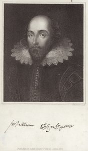 Portrait de William Shakespeare - English School
