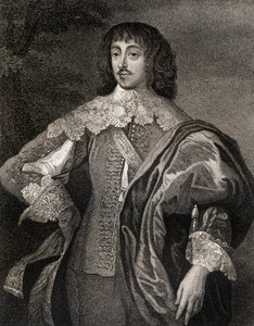 Portrait de William Villiers (1613-43) Vicomte Grandison, des Portraits britanniques de Lodge, 1823