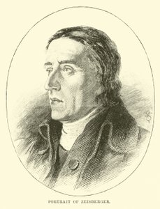 Portrait de Zeisberger - English School