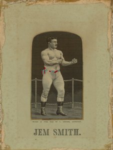 Portrait du boxeur Jem Smith - English School