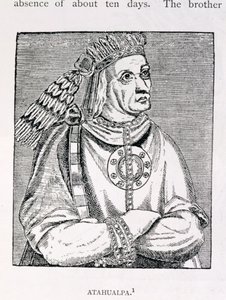 Portrait du dernier chef inca, Atahualpa, de 
