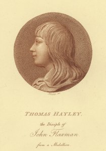 Portrait du sculpteur Thomas Hayley, disciple de John Flaxman - English School