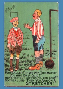 Carte postale représentant une caricature d