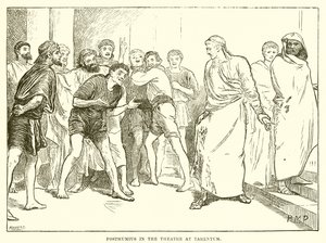 Posthumius dans le théâtre de Tarente - English School