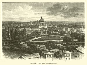 Potsdam, depuis le Brauhausberg - English School