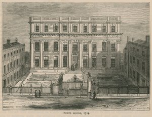 Powis House, Londres, en 1714 - English School