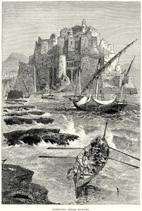 Pouzzoles, près de Naples (gravure) - English School