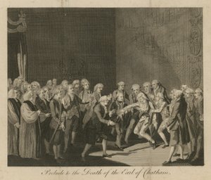 Prélude à la mort du comte de Chatham - English School