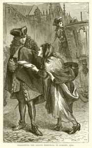 Présentation du mémorial de la Légion à Harley, 1701 - English School