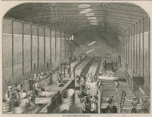 Travaux de la Prices Patent Candle Company; La salle de moulage des bougies - English School