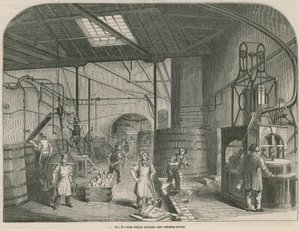 Travaux de la Prices Patent Candle Company; Maison de la vapeur et des moteurs - English School
