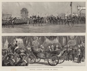 Le prince Albert Victor en Inde