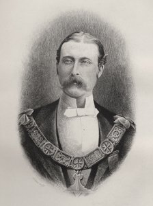 Prince Arthur William Patrick, duc de Connaught et Strathearn, gravé par C. Laurie, de 
