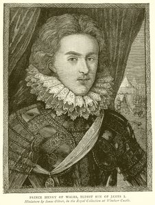 Prince Henri de Galles, fils aîné de Jacques Ier - English School