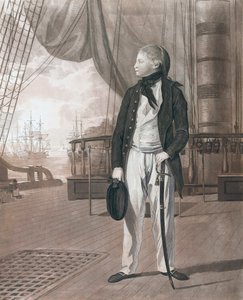 Prince William Henry en tant que midshipman, plus tard Roi William IV
