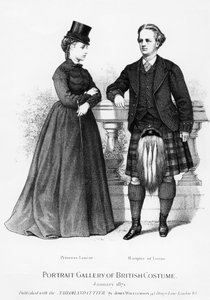 Princesse Louise et le marquis de Lorne, 1871 - English School