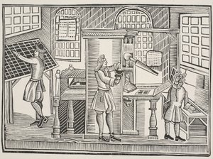 Imprimerie, c.1710 - English School