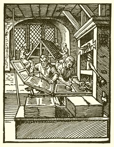 Impression au XVe siècle - English School