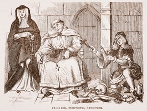 Prieure, Sumpnour, Pardoner - English School