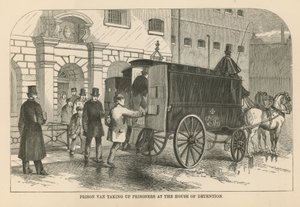 Fourgon pénitentiaire prenant des prisonniers - English School