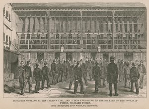 Prisonniers travaillant à la roue à aubes - English School