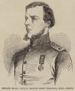 Soldat Henry Fido, infanterie légère des Royal Marines, HMS Hogue - English School