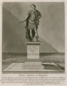 Jardin Privé de Westminster, Statue du roi Jacques II - English School