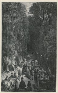 Procession à Holland House, Middlesex - English School