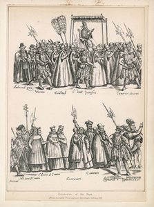 Procession du pape - English School