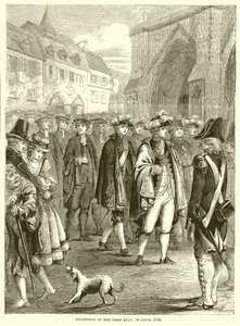 Procession du Tiers État, à Paris, 1789 - English School