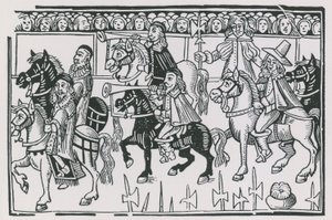 Procession à cheval - English School