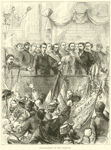 Proclamation de la Commune, mars 1871 - English School