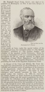 Professeur R S Poole (gravure) - English School