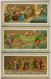 Dépliant promotionnel pour le Théâtre de Variétés Alhambra, Londres
