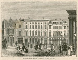 Nouvelle arcade proposée, Catherine Street, Strand, Londres - English School