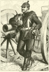 Artilleur prussien, octobre 1870 - English School
