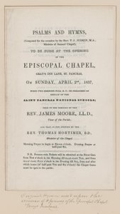 Psaumes et hymnes à chanter à la chapelle épiscopale - English School