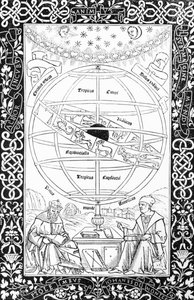 Système de Ptolémée, illustration de Science et Littérature du Moyen Âge et de la Renaissance, écrit et gravé par Paul Lacroix, 1878 - English School