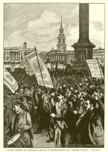 Réunion Publique à Trafalgar Square en Commémoration du Dimanche Sanglant - English School
