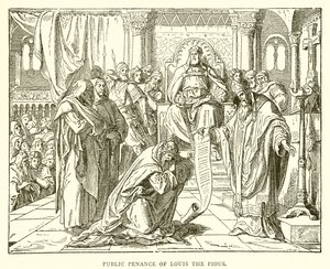 Pénitence publique de Louis le Pieux - English School